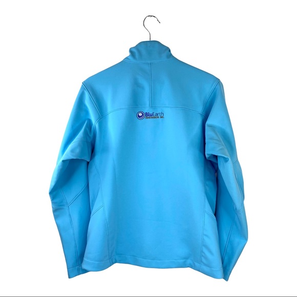 Patagonia Polartec Womens Full Zip Windblock Softshell Jacket Light Blue Medium - Picture 8 of 13